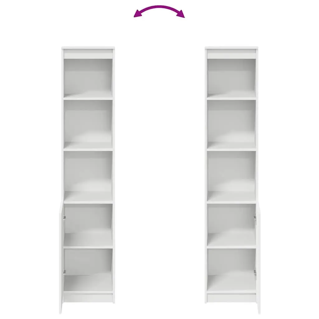 Highboard Storage Cabinet in White