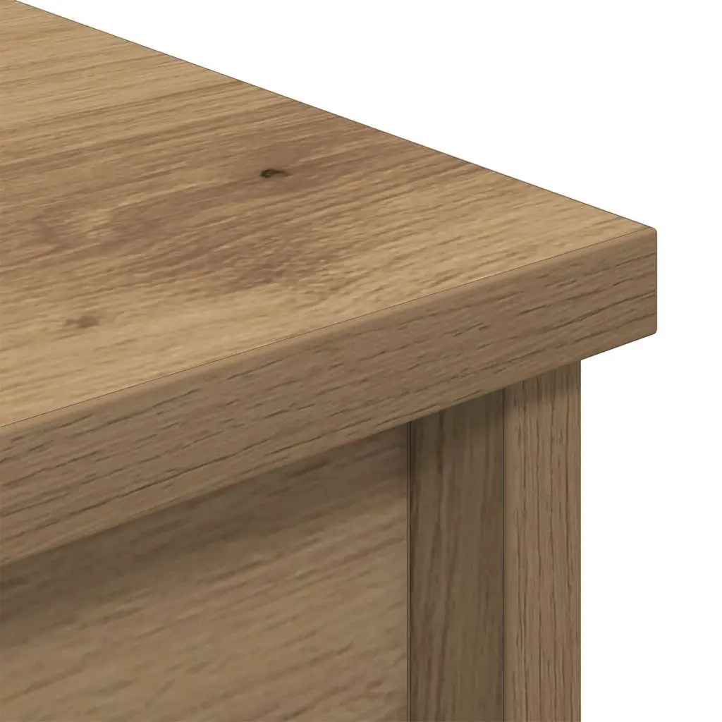 Highboard Storage Cabinet in Brown Engineered Wood