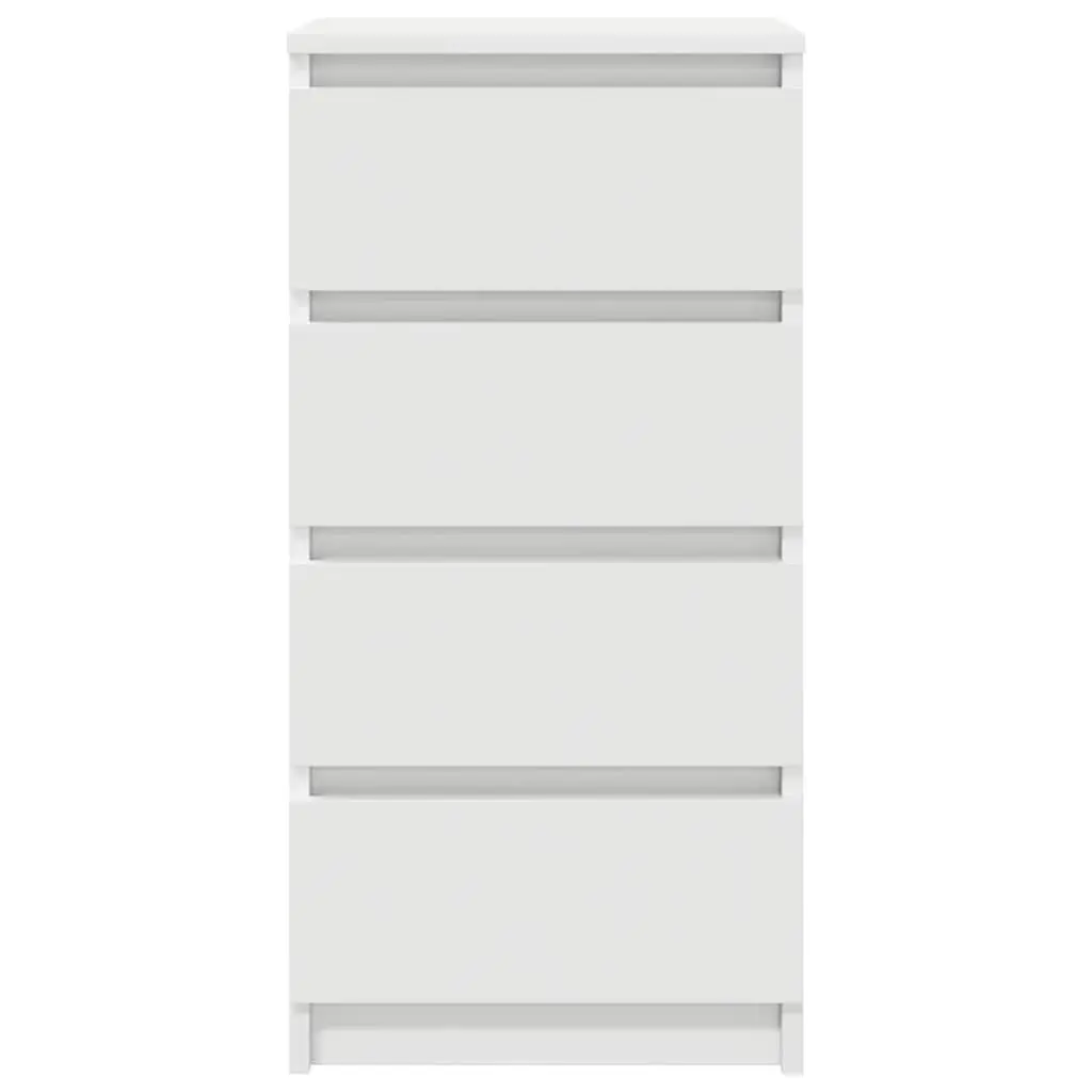 White Sideboard Storage Cabinet 37.5x35x76cm