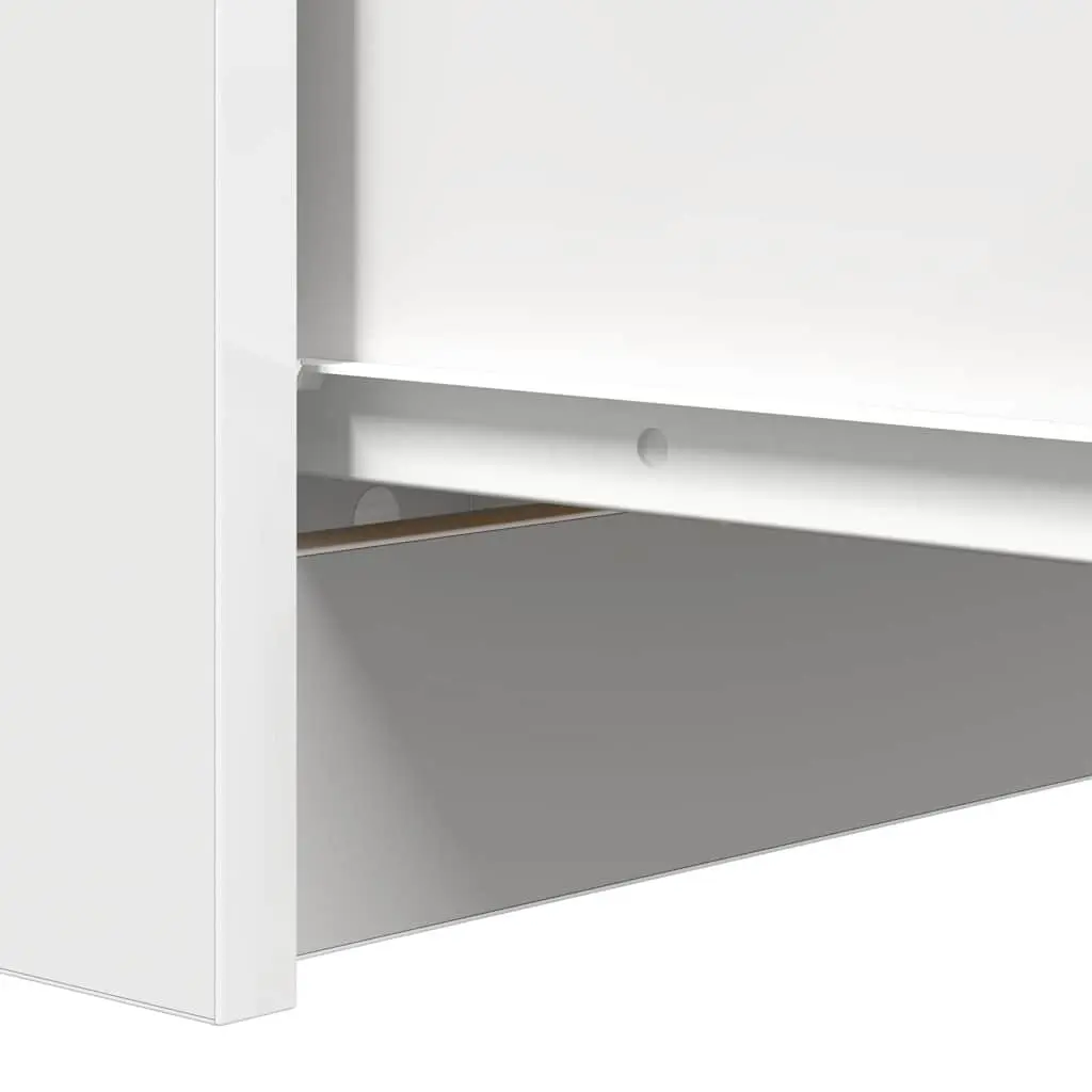 White Sideboard Storage Cabinet 37.5x35x76cm