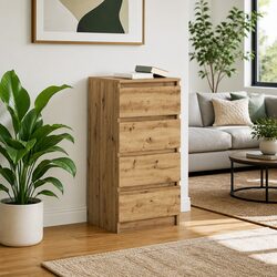 Sideboard Engineered Wood Storage Cabinet Buffet Furniture Brown Artisan Oak