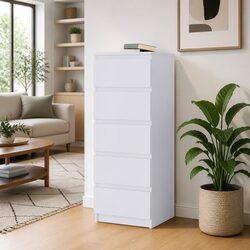 Stylish White Sideboard with Drawers for Smart Storage