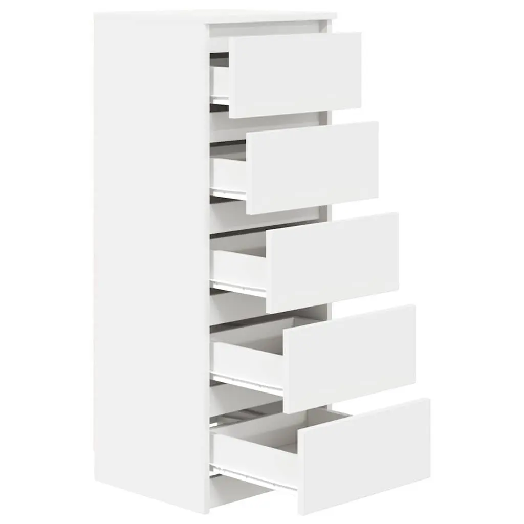 White Sideboard with Drawers for Smart Storage
