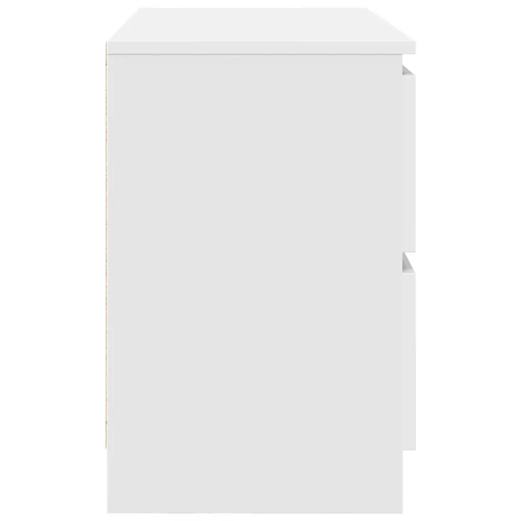 White TV Cabinet with Ample Storage Space