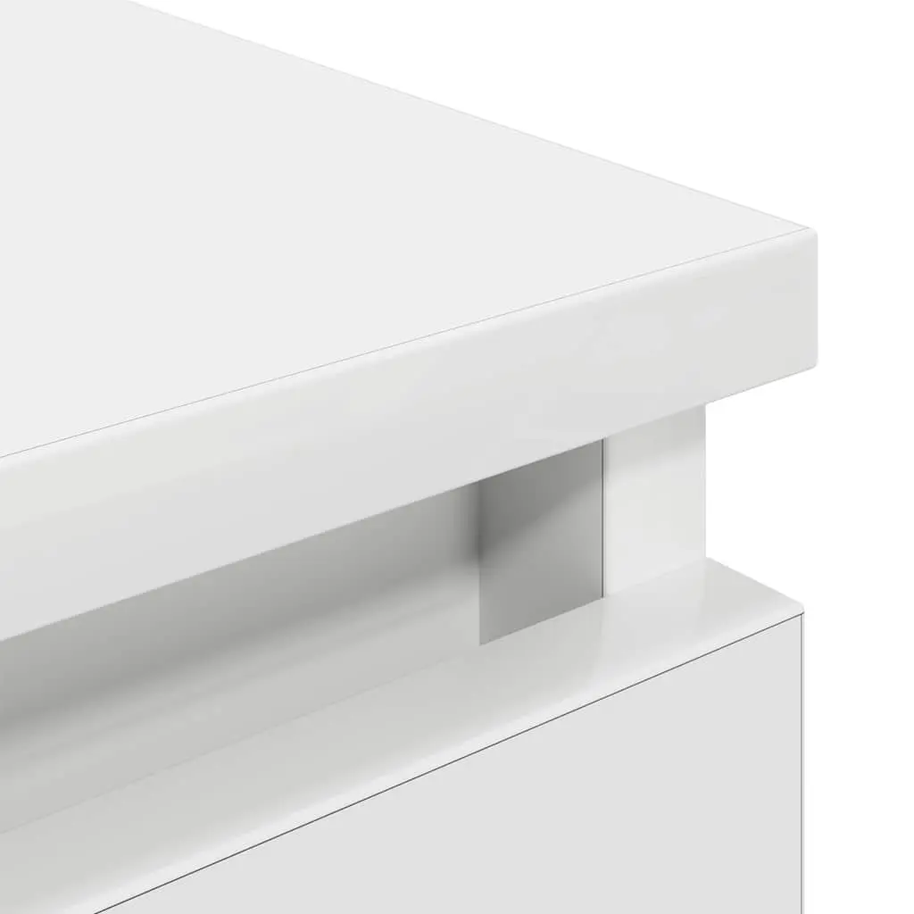 White TV Cabinet with Ample Storage Space