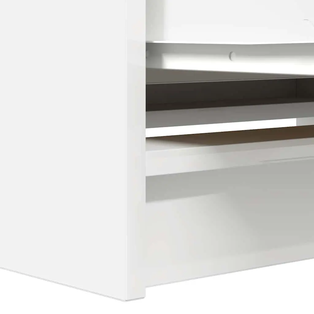 White TV Cabinet with Ample Storage Space