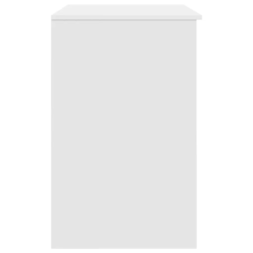White Office Desk with Storage Solutions 86x49x76cm
