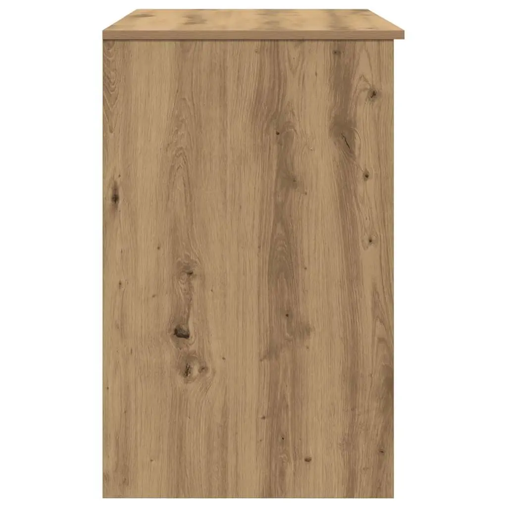 Office Desk Engineered Wood Brown 86W x 49D x 76H cm Storage Cabinet Drawer Shelf Workstation