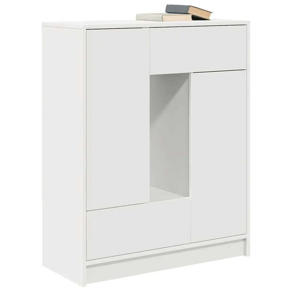 White Sideboard Buffet Cabinet with Storage