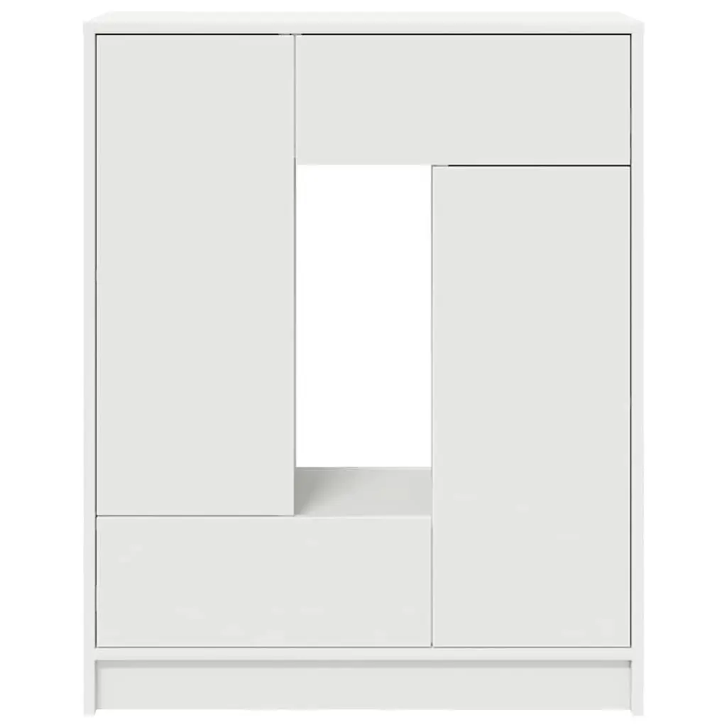 White Sideboard Buffet Cabinet with Storage