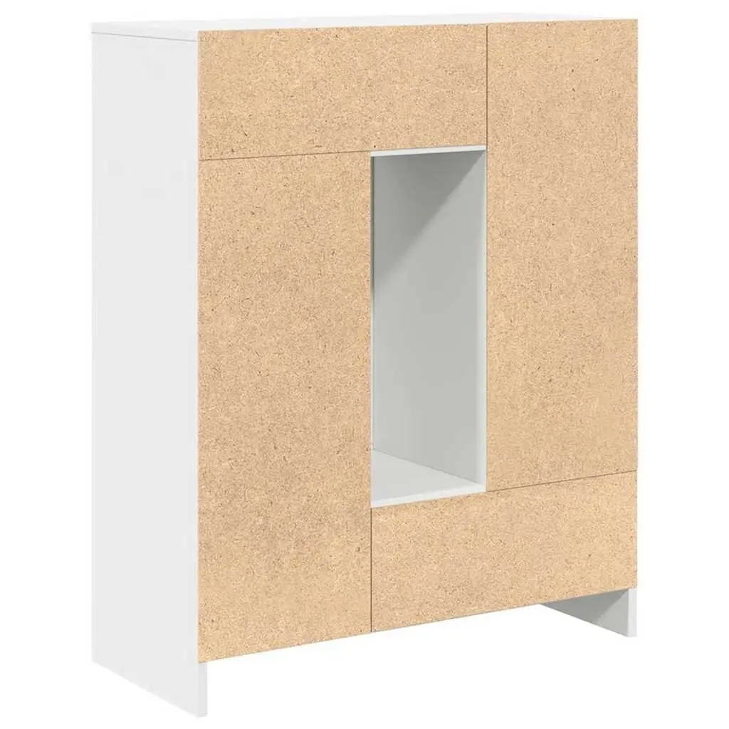 White Sideboard Buffet Cabinet with Storage