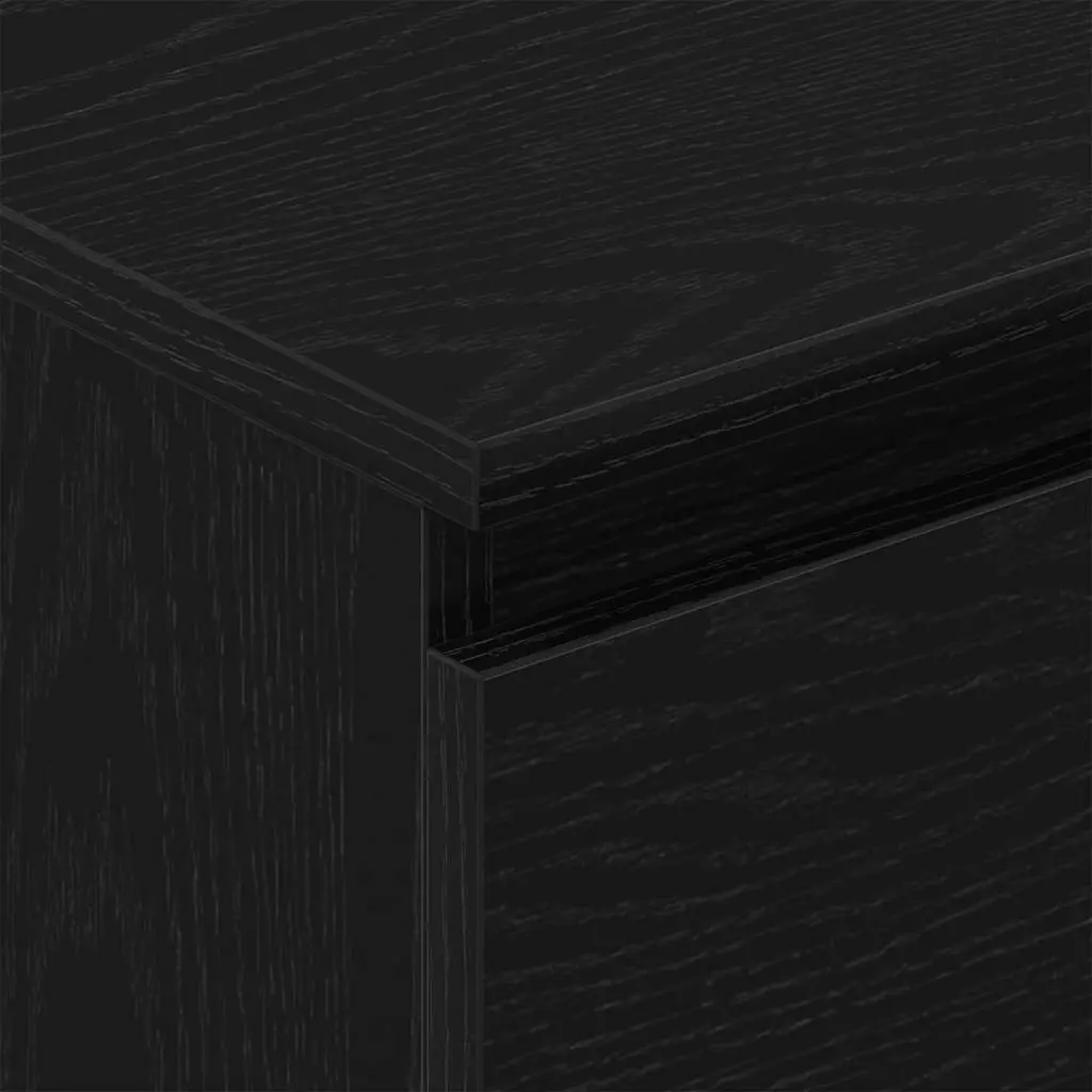 Sideboard Engineered Wood 60x35x98.5cm Black Oak