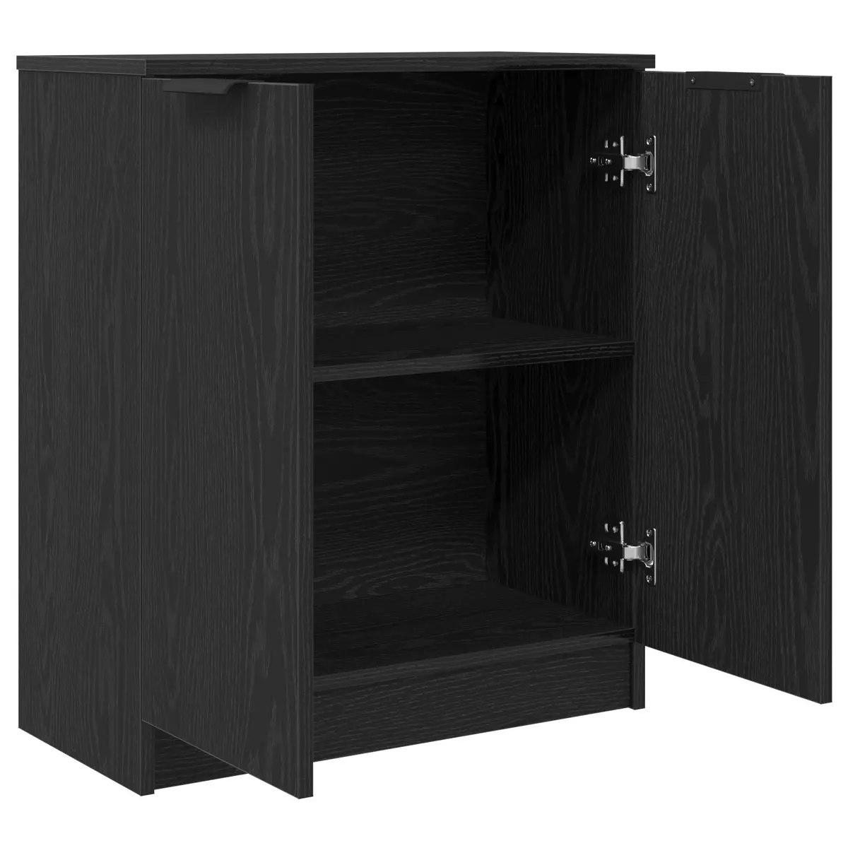 Sideboard Engineered Wood 60x30x70cm Black