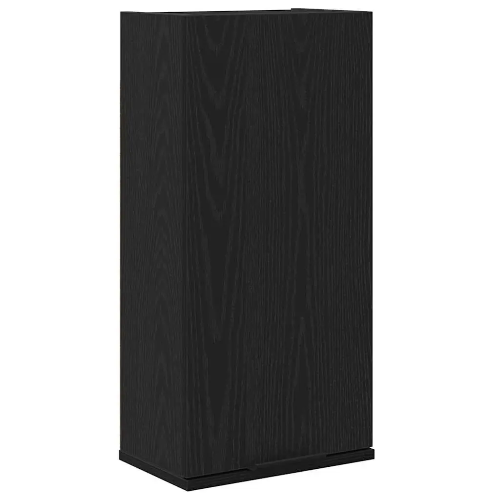 Wall-mounted Bathroom Cabinet in Black Oak