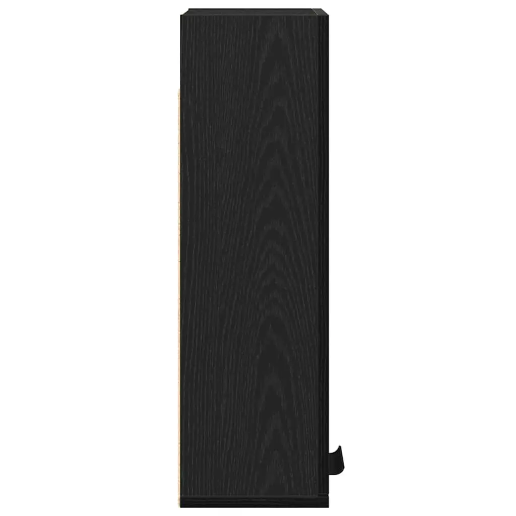 Wall-mounted Bathroom Cabinet in Black Oak
