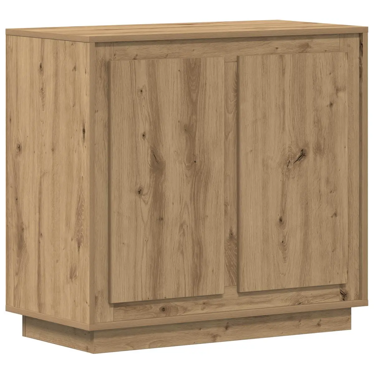 Brown Engineered Wood Buffet Cabinet for Storage