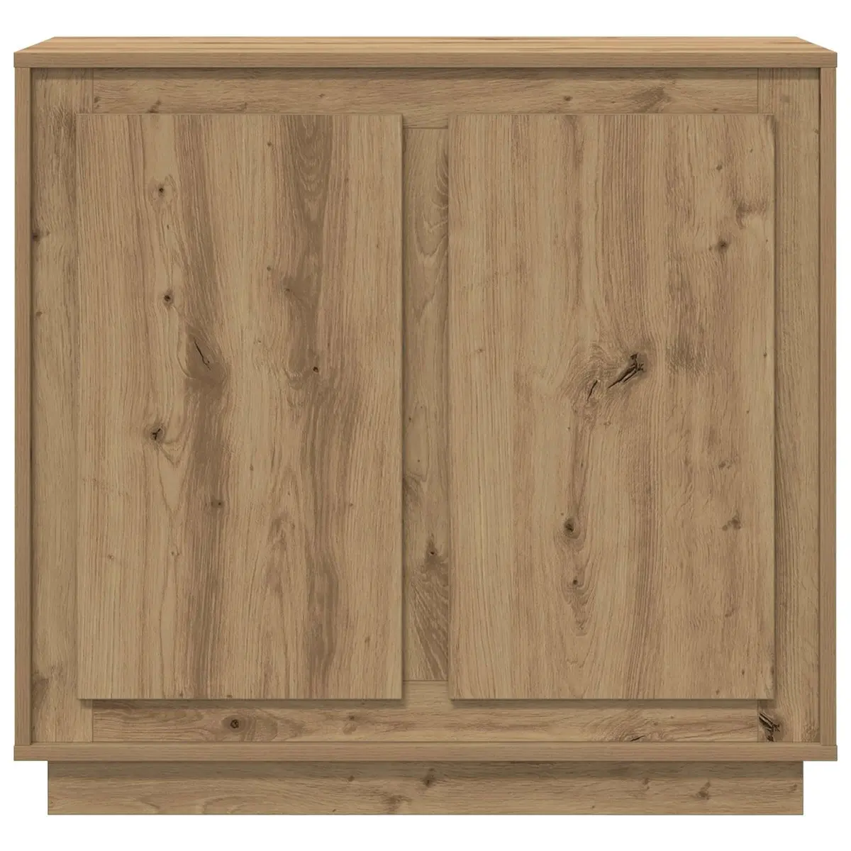 Brown Engineered Wood Buffet Cabinet for Storage