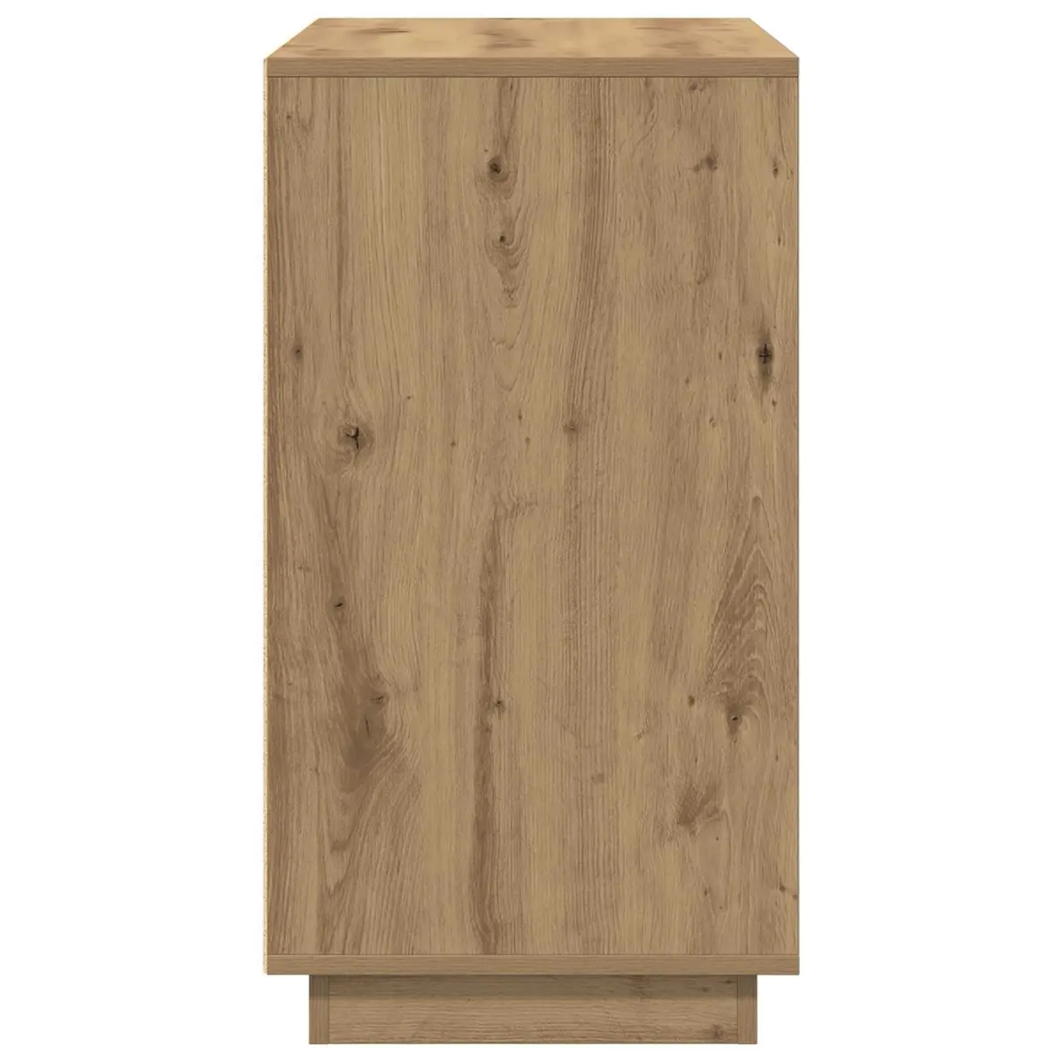 Brown Engineered Wood Buffet Cabinet for Storage