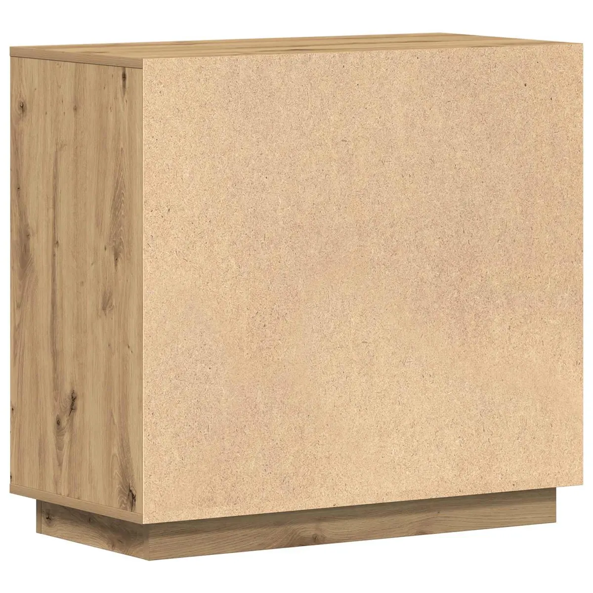 Brown Engineered Wood Buffet Cabinet for Storage