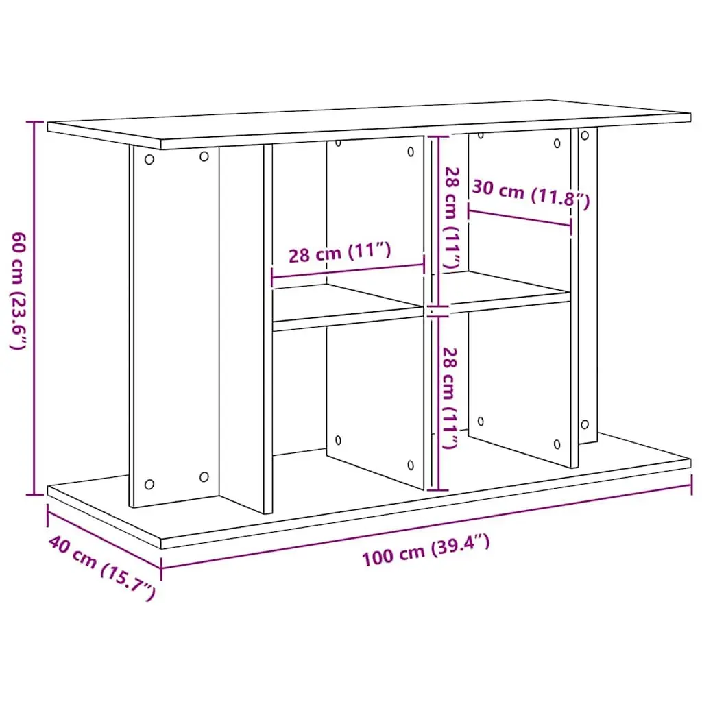Black Aquarium Stand for Fish Tanks