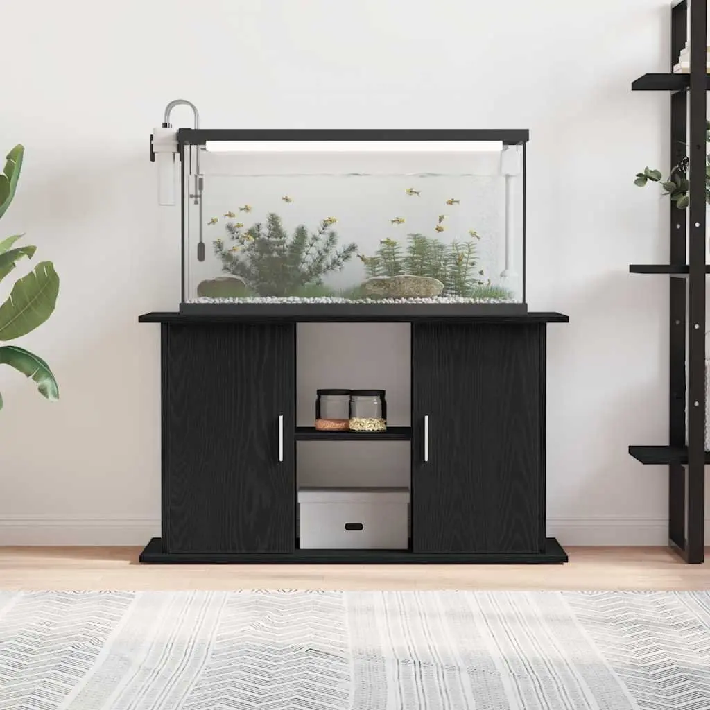 Aquarium Stand Engineered Wood 101 x 41 x 58 cm Black Oak