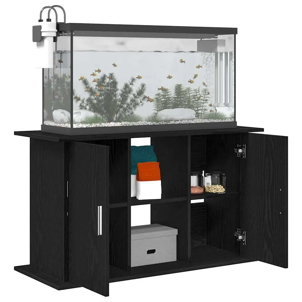 Aquarium Stand Engineered Wood 101 x 41 x 58 cm Black Oak