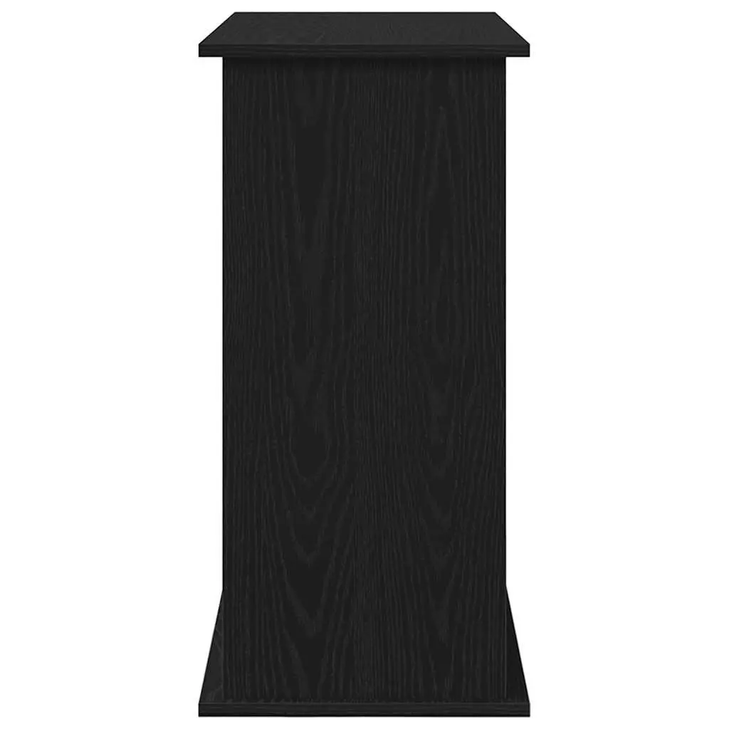 Black Oak Aquarium Stand with Storage Cabinet