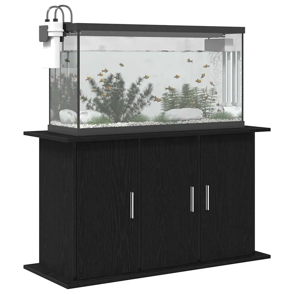 Aquarium Stand Engineered Wood 101x41x58cm Black Oak