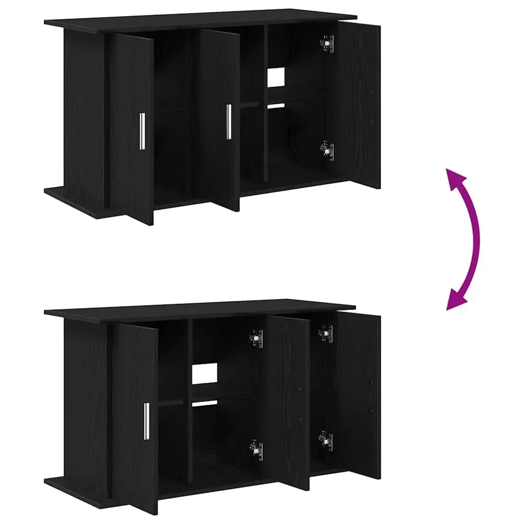 Aquarium Stand Engineered Wood 101x41x58cm Black Oak