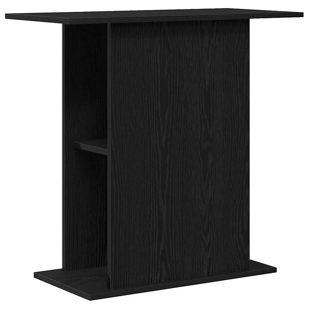 Engineered Black Oak Aquarium Stand for Fish Tanks