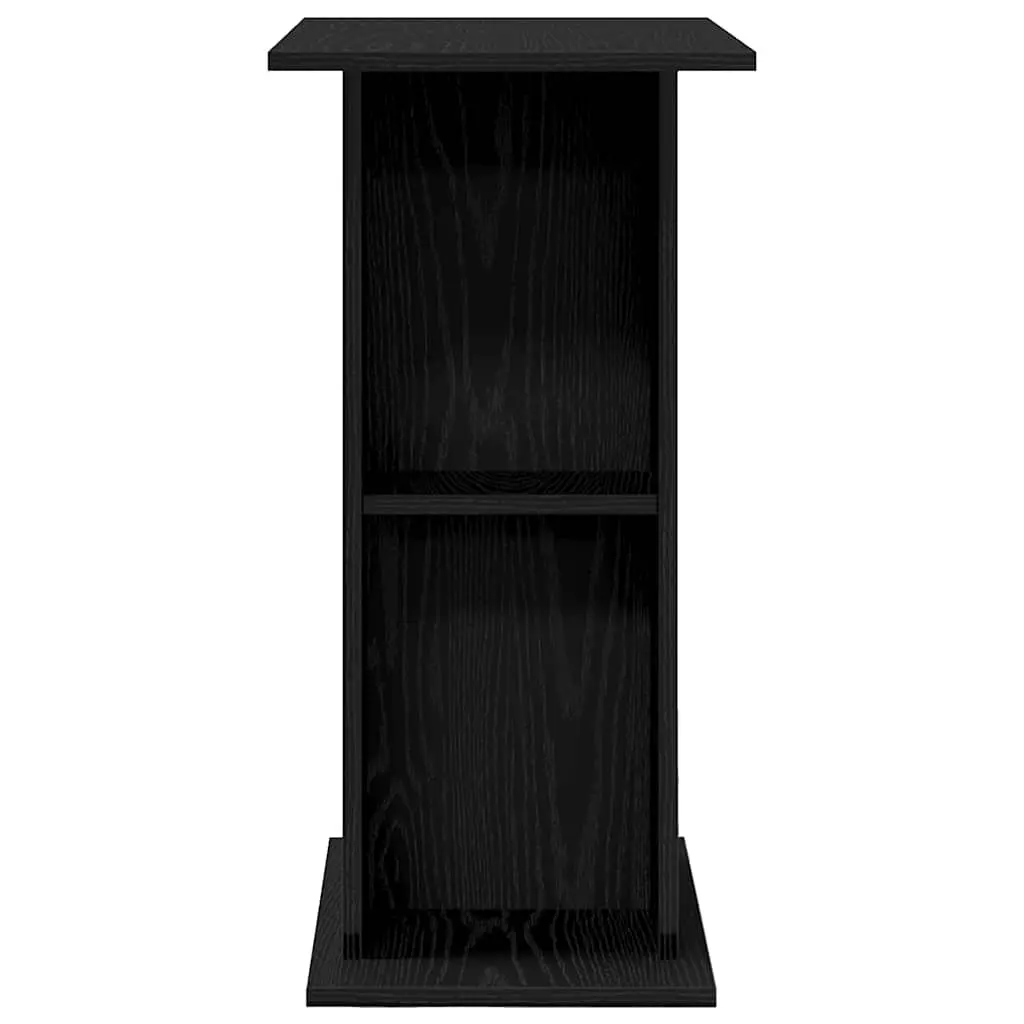 Engineered Black Oak Aquarium Stand for Fish Tanks