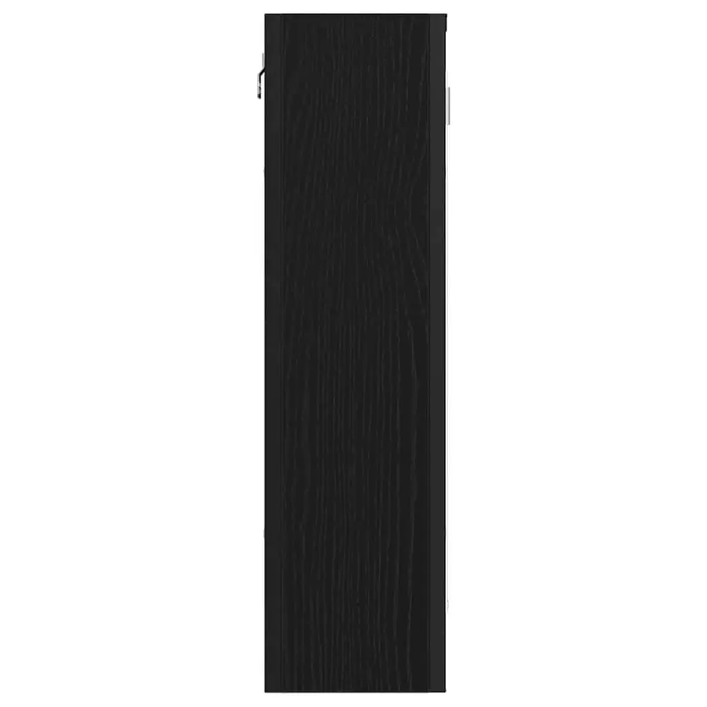 Bathroom Cabinet Engineered Wood 60x16x60cm Black