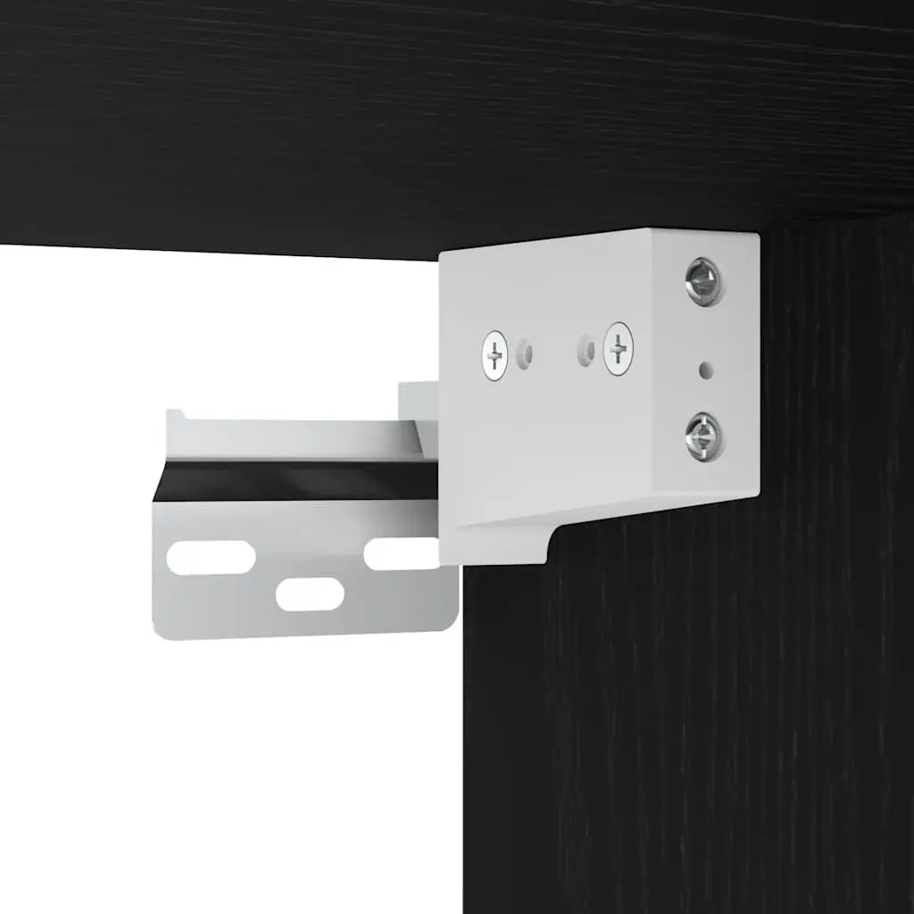 Bathroom Cabinet Engineered Wood 60x16x60cm Black