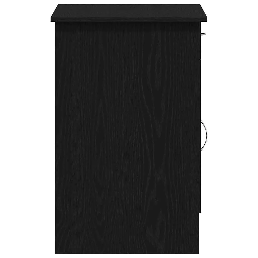 Engineered Wood Desk 100x50x76cm Black Modern Home Office