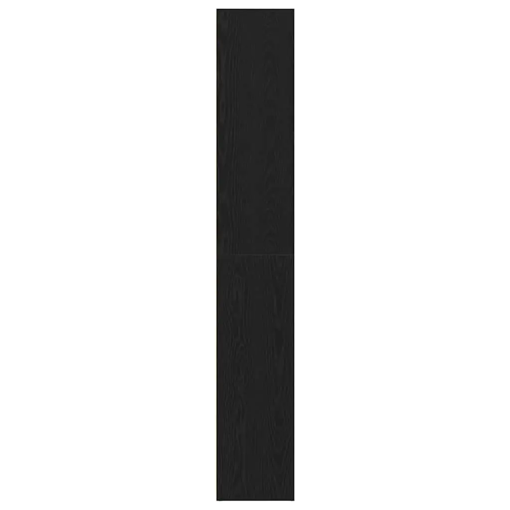 Black Oak Book Cabinet 40x30x189 cm