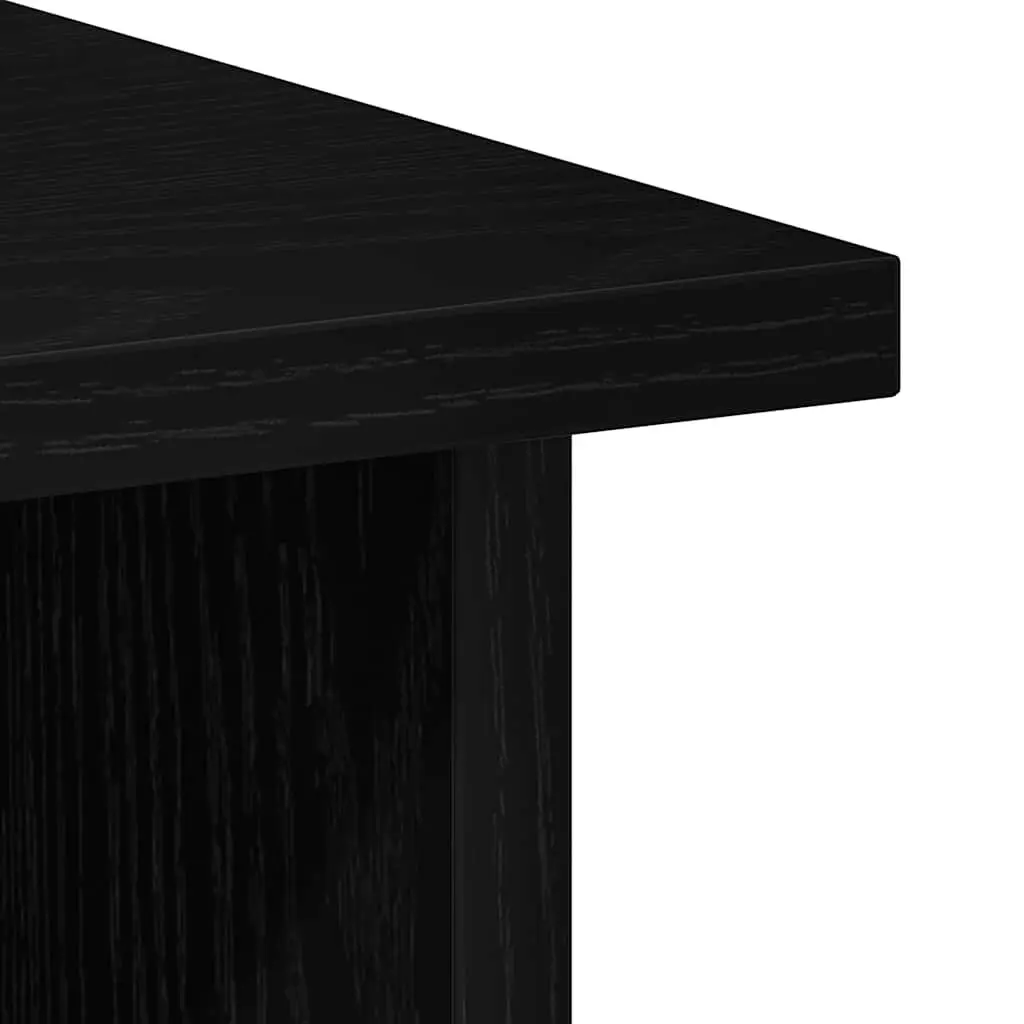 Black Oak Desk for Office, Study, or Gaming