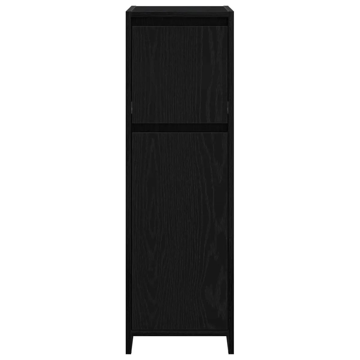 Black Oak Bathroom Vanity Cabinet with Storage