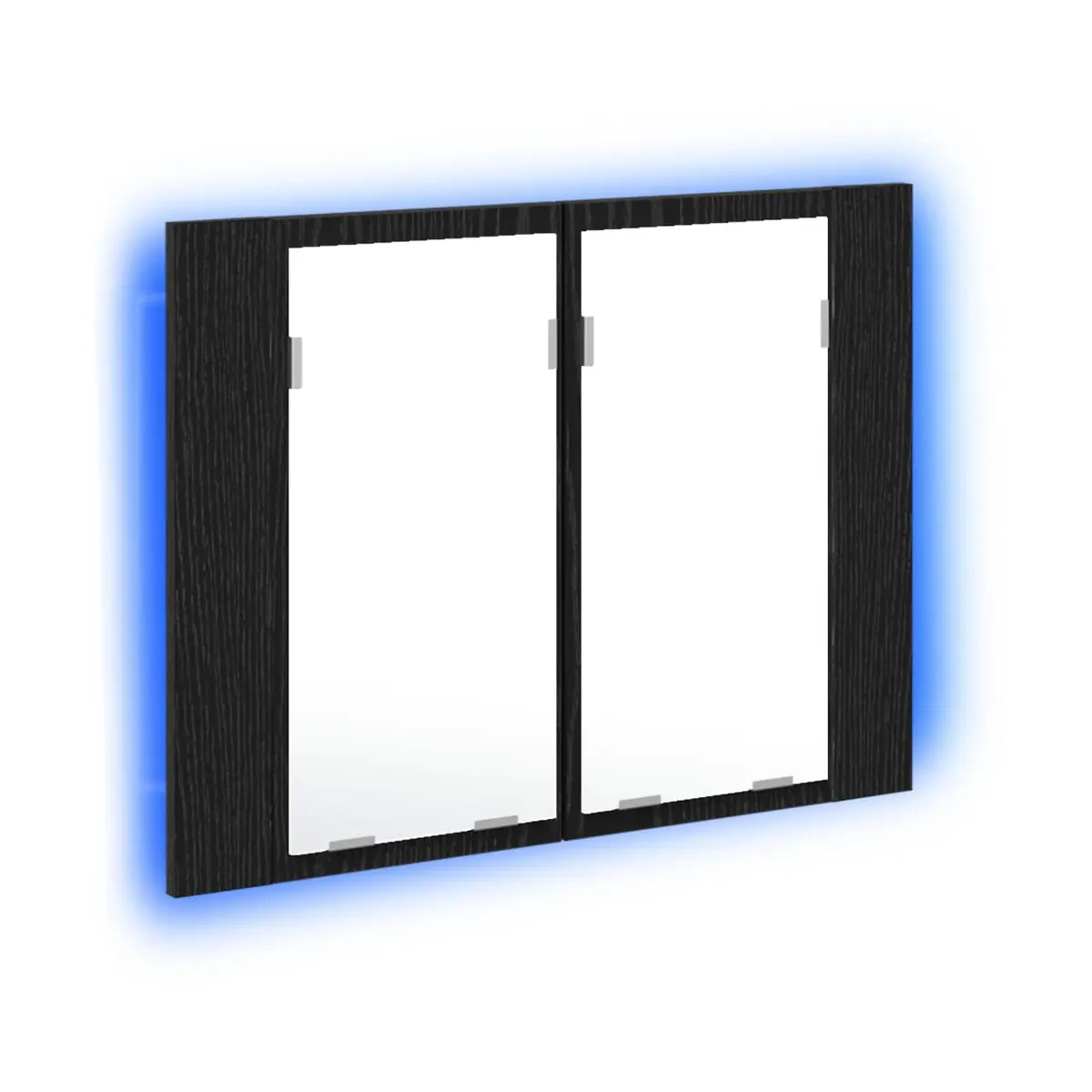 Wall-Mounted Bathroom Mirror Cabinet with LED Lighting