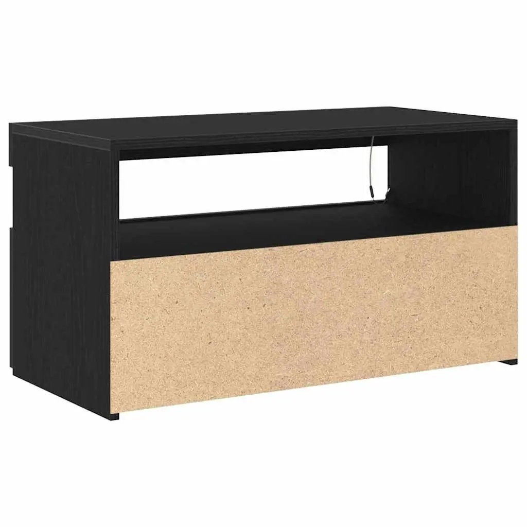 TV Cabinet Engineered Wood 75x35x40cm Black