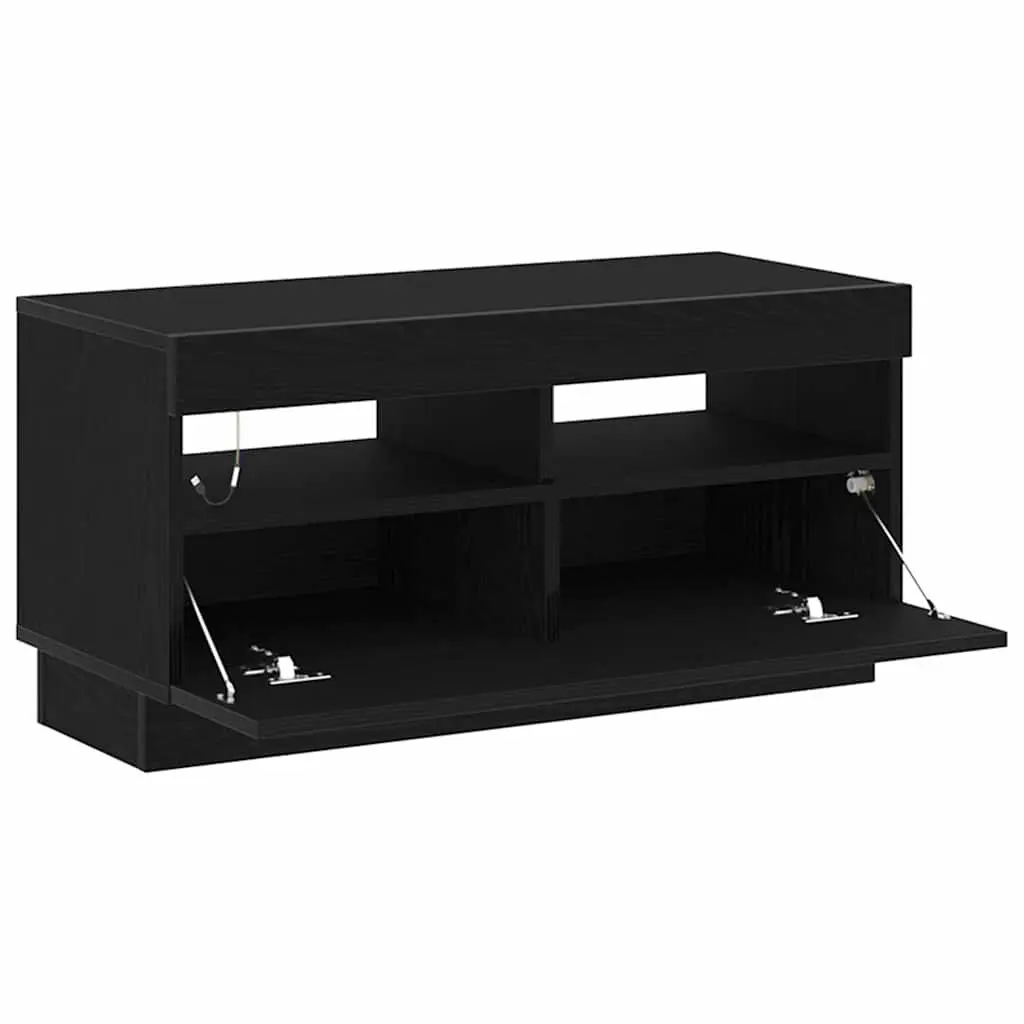 TV Cabinet Engineered Wood 80 x 35 x 40 cm Black