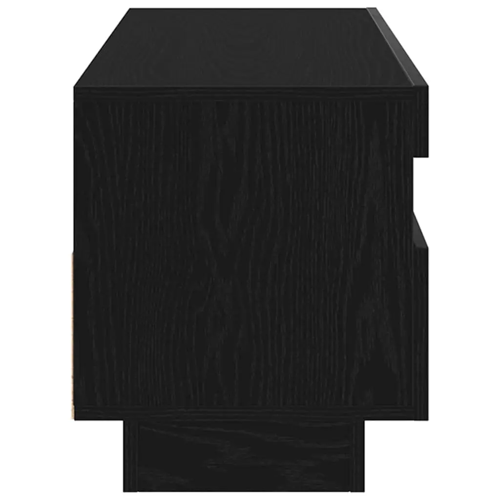 TV Cabinet Engineered Wood 80 x 35 x 40 cm Black