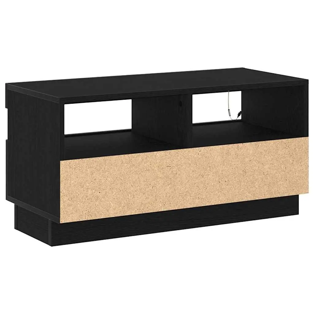 TV Cabinet Engineered Wood 80 x 35 x 40 cm Black