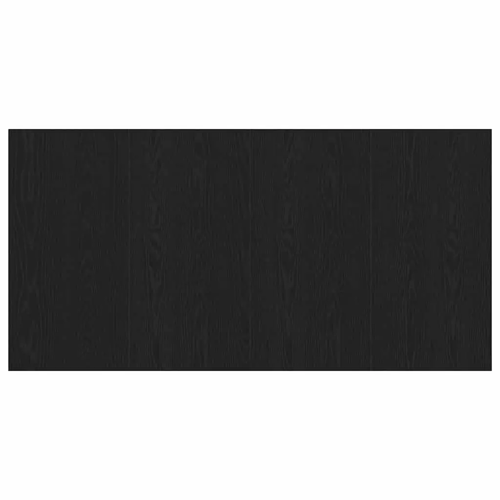 Black Oak Engineered Wood Wall-Mounted Headboard 160cm