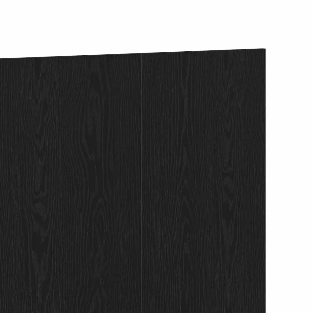 Black Oak Engineered Wood Wall-Mounted Headboard 160cm