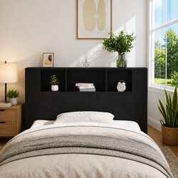 Wall-Mounted Headboard Cabinet for Modern Storage
