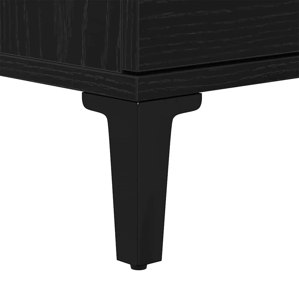 Black Wall-Mounted Bathroom Sink Cabinet