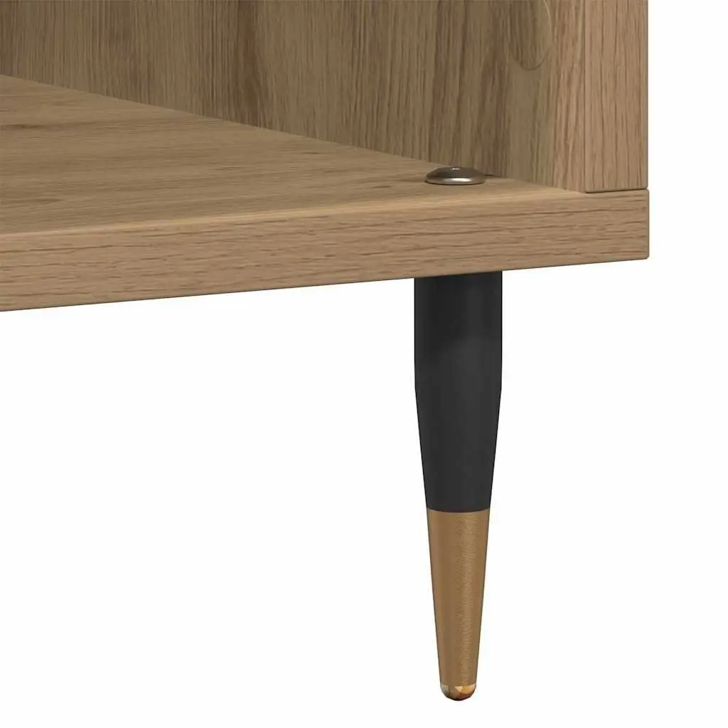 Record Cabinet Engineered Wood 100 x 38 x 48 cm Brown