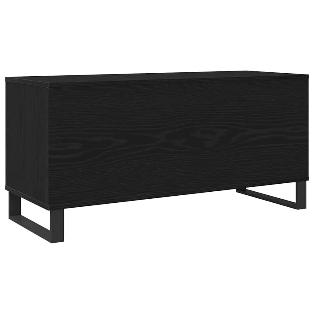 Media Storage Cabinet Engineered Wood 100 x 38 x 48 cm Black