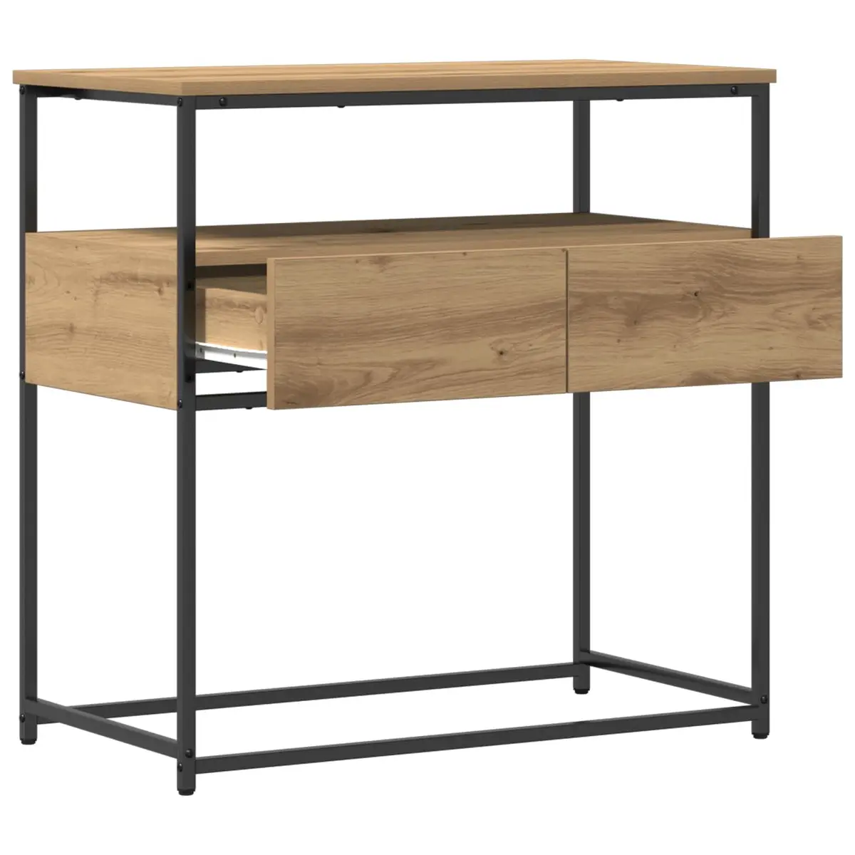 Console Table Engineered Wood 75 x 40 x 75 cm Brown