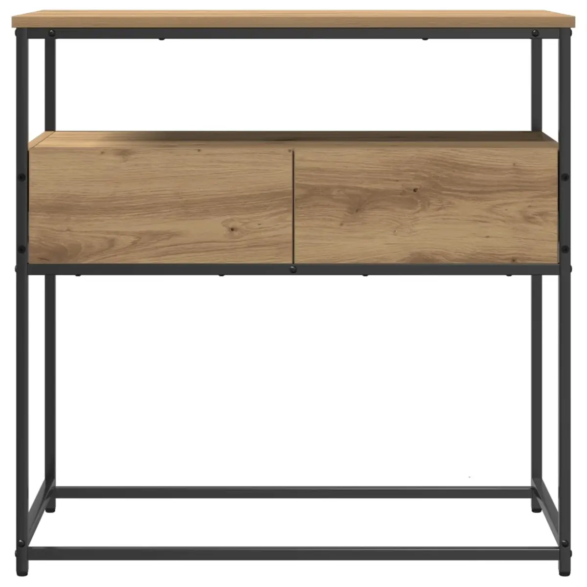 Console Table Engineered Wood 75 x 40 x 75 cm Brown